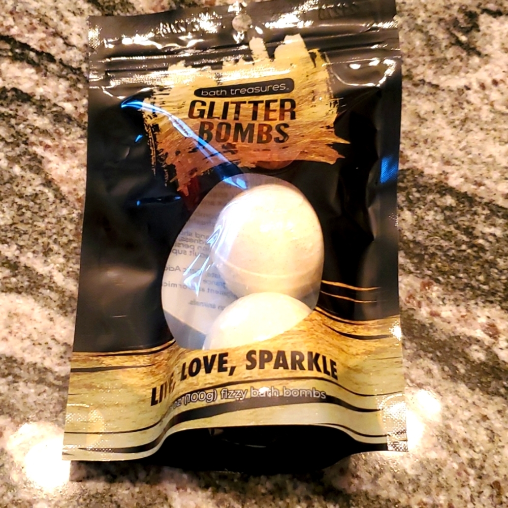 Glitter Bombs - Gold and White